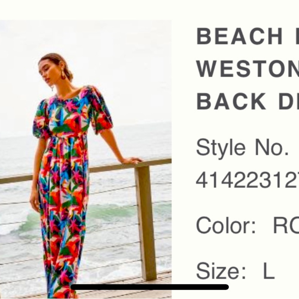 NWT Anthropologie dress (brand beach riot) brand new! Stunning  maxi